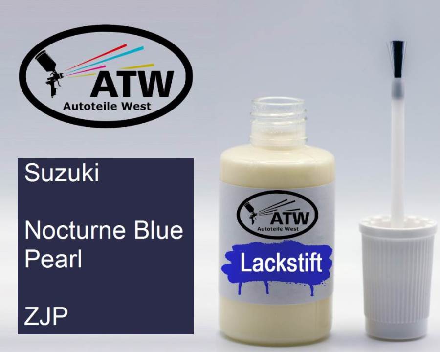 Suzuki, Nocturne Blue Pearl, ZJP: 20ml Lackstift, von ATW Autoteile West.